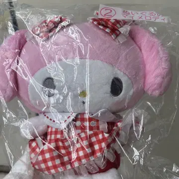 산리오 복권 마이멜로디 봉제 인형 핑크