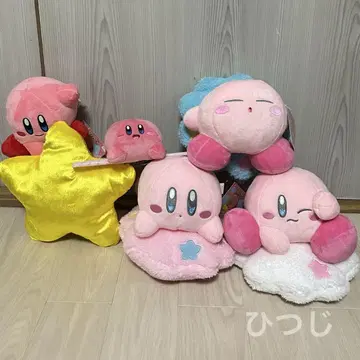 별의 커비 구름 침대 봉제 인형 나카요시 피타챠 워프 스타 커비