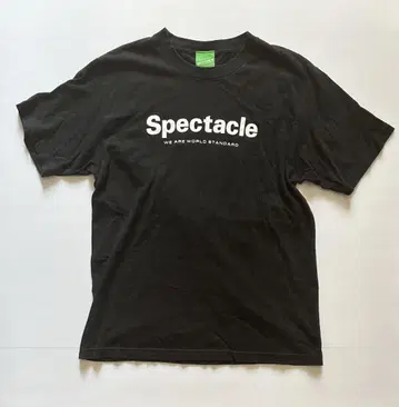 인기 디자인] 빔즈 로고 티셔츠 블랙 Spectacle 프린트