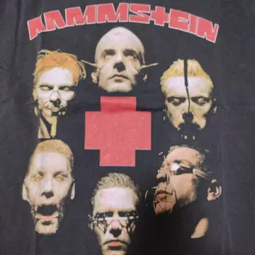 33 RAMMSTEIN 람슈타인 밴딩 티셔츠 S 사이즈