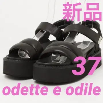 새상품 오데뜨 앤 오딜 통굽 샌들 37 24.5