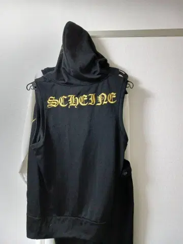 SCHEINE 후드 부착 블랙 베스트 마사토 야마모토 키드 복싱