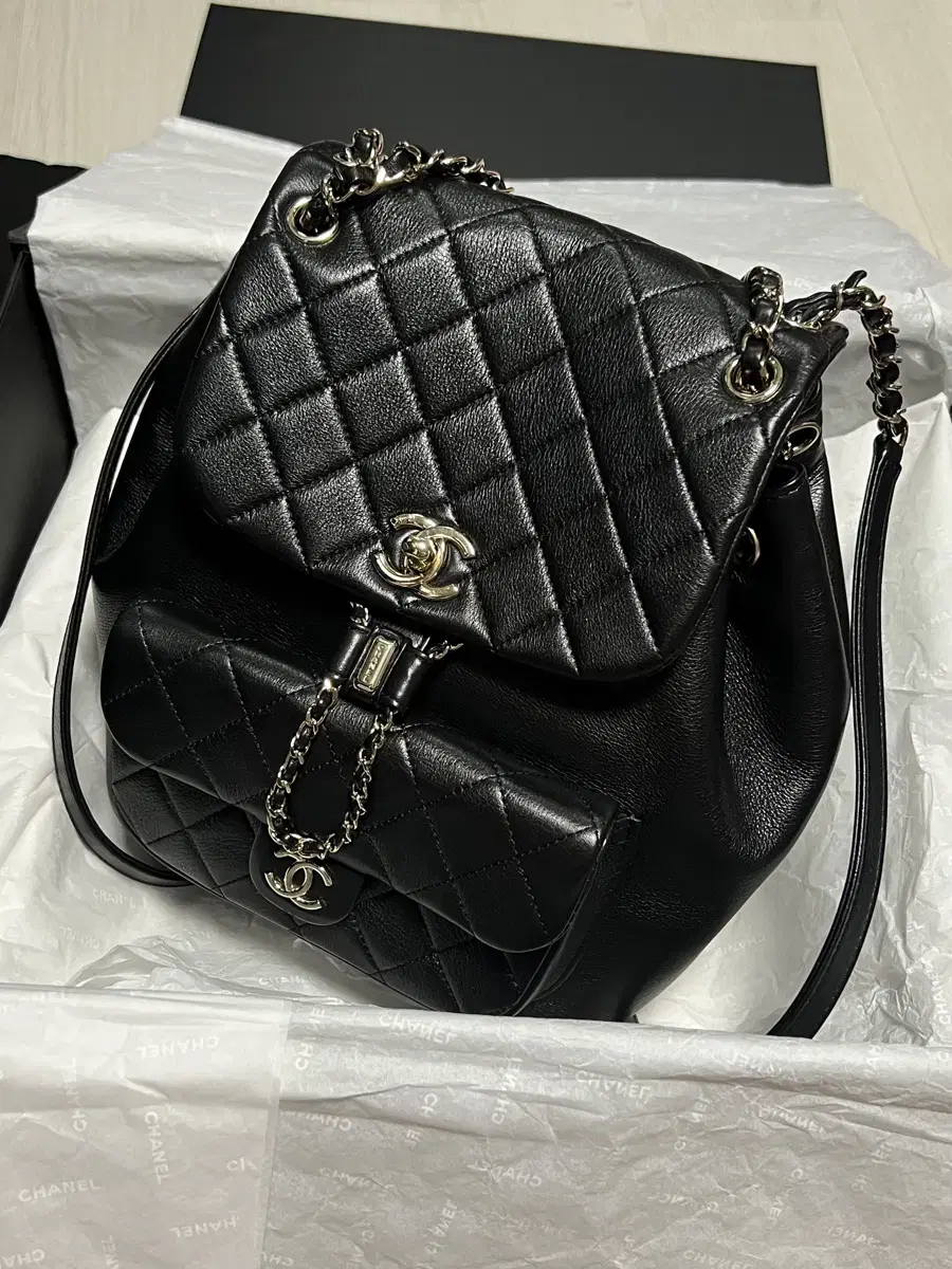 Chanel Duma Backpack One Pocket Medium Calfskin