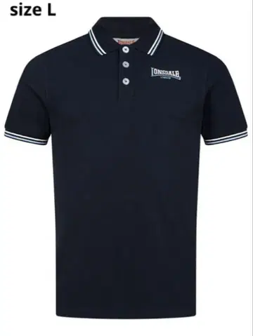 LONSDALE 론스데일 / 라인 피케 셔츠 EASTLEIGH (L)
