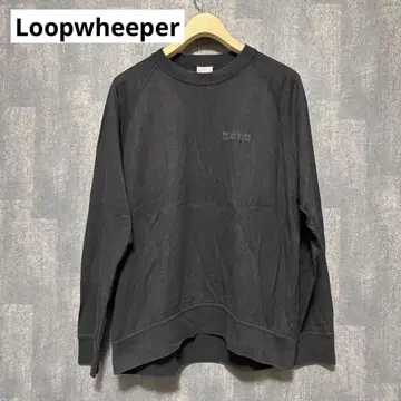 Loopwheeler / 루프 휠러 블랙 긴팔 S 사이즈