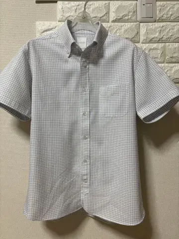 WALINTON 체크 무늬 반팔 셔츠