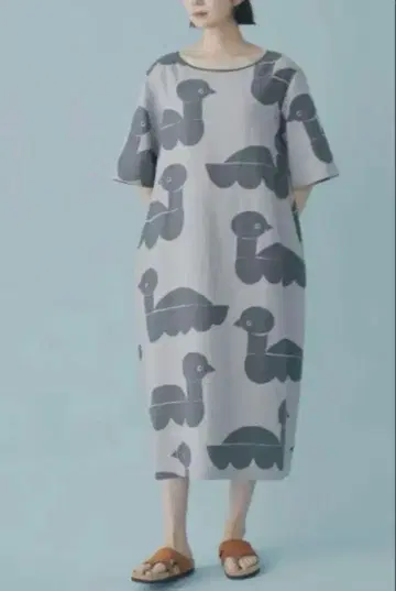 미나 페르호넨 원피스 sea bird 미사용 새상품