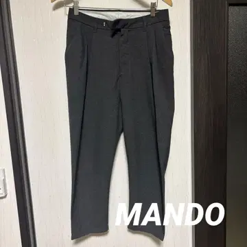 MANDO 슬랙스 팬츠 앵클 기장 테이퍼드 34