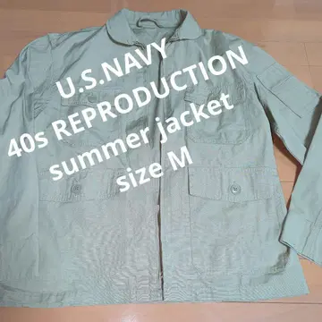 40년대 빈티지 복각 U.S.NAVY ANJ2 썸머 플라이트 자켓