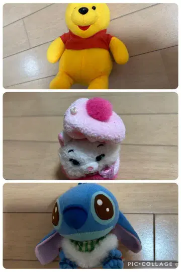 곰돌이 푸, 디즈니 캐릭터 봉제 인형 세트