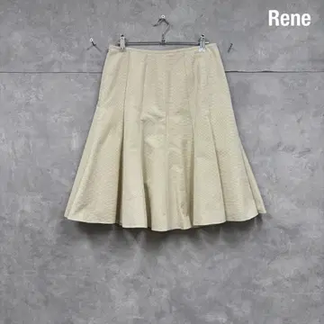 rene 르네 플리츠 플레어 스커트 일본제 N903