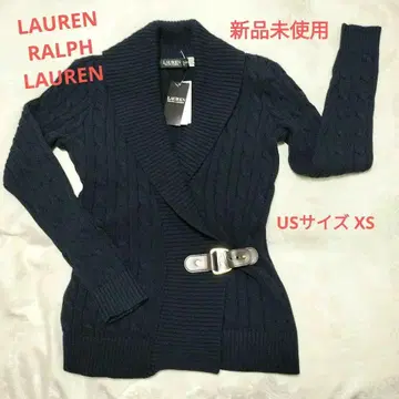 새상품 LAUREN RALPH LAUREN 랄프 로렌 가디건 면