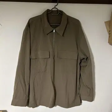 카키 집업 커버올