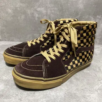 기무라 타쿠야 착용 반스 Sk8-Hi LX 송치 다미에 US8 26cm