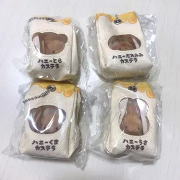 장난감 상자 주민 마스코트 허니 곰 카스테라