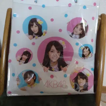 AKB48 도트 디자인 비닐 백