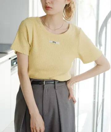 Kastane 니트 택 리브 TEE