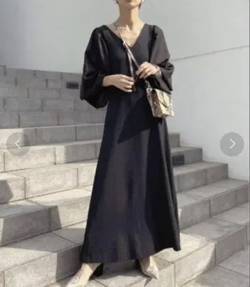 아메리빈티지 캐노피 슬리브 드레스
