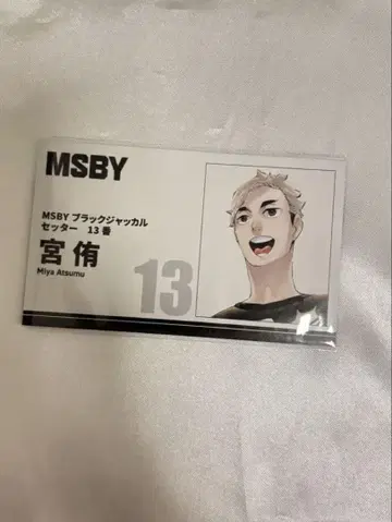 하이큐!! 명함 카드 컬렉션 미야 아츠무