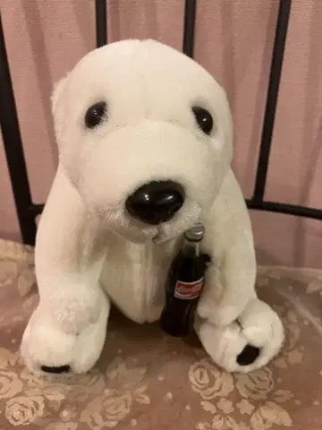 북극곰 봉제 인형 코카콜라 포함