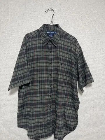 Ralph Lauren Blake 반팔 셔츠 XL 체크 무늬