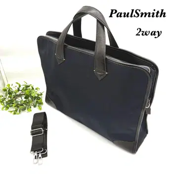 PaulSmith 폴 스미스 비즈니스 백 나일론 가죽 2way
