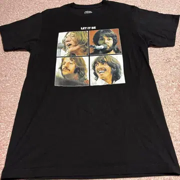 비틀즈 BEATLES 티셔츠 블랙 M 사이즈 미사용 새상품