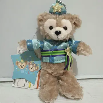 택 포함 새상품 칠석 더피 Duffy 봉제 인형 배지 키링