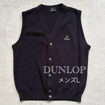 DUNLOP V 넥 니트 베스트 골프웨어