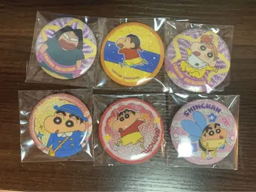 크레용 신짱 캔뱃지 6종 세트