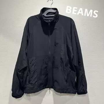 BEAMS 나일론 지퍼 자켓 블루종 의류 M
