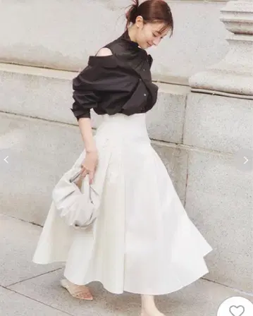 FRAYID 오프숄더 블랙 셔츠