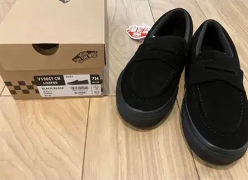 Vans 반스 로퍼 V196CF 블랙스웨이드 25.5cm 새상품