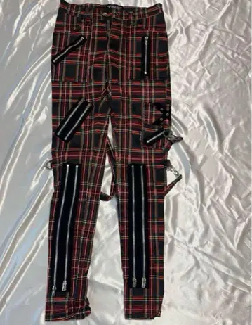 트립 뉴욕 tripp nyc 빨검 체크 바지