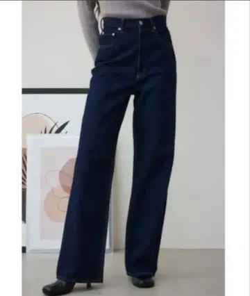 AZUL by moussy 아줄바이마우지 하이웨스트 와이드 데님