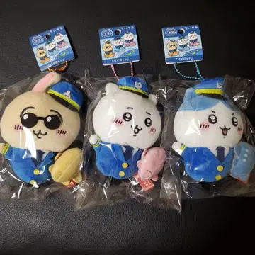 공항 치이카와 파이롯트 봉제 인형 키체인 치이카와 하치와레 토끼