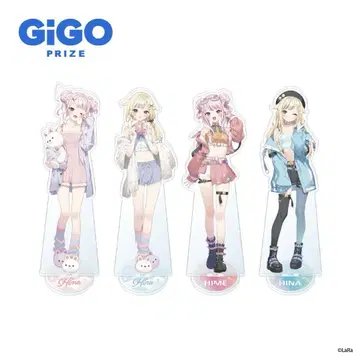 HIMEHINA 빅 아크릴 스탠드 4종 세트 GiGO 한정판
