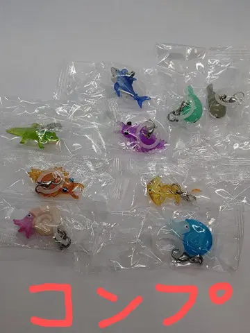 가챠 이니시에노이키모노 메지루시 액세서리 풀 컴프 미사용 새상품