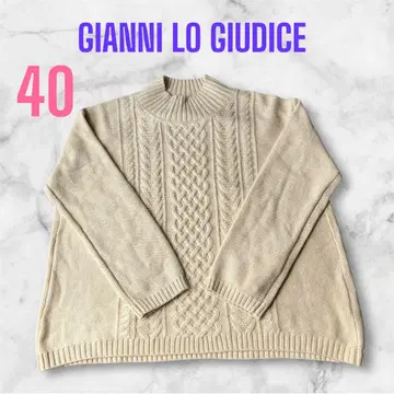 GIANNI LO GIUDICE 베이지 니트 스웨터 베이지 여성용