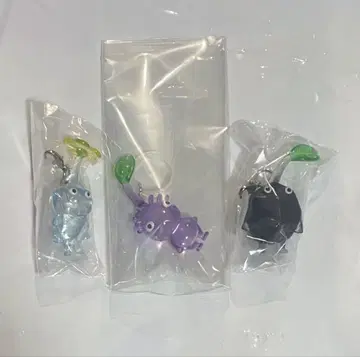 피크민 메지루시 스트랩 얼음 바위 무라사키