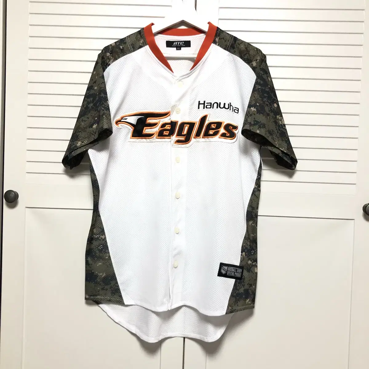 Hanwha Eagles 2024 Military Uniform Black Eagles Replica 90
