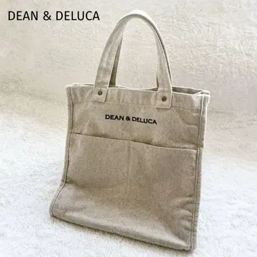 DEAN & DELUCA 린넨 토트백 린넨 S 베이지 수량 한정판