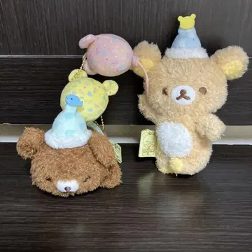 풍선 리락쿠마 니코니코 Happy for you 매달린 봉제 인형