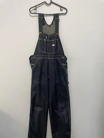 Lee 다크 데님 오버롤 S 사이즈