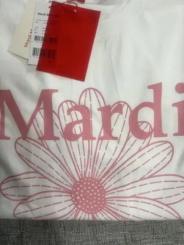 새상품 마르디메크르디 Mardi Mercredi 꽃무늬 프린트 티셔츠