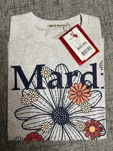 새상품 마르디메크르디 Mardi Mercredi 꽃무늬 프린트 티셔츠