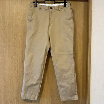 UNITED ARROWS 베이지 코튼 치노 팬츠 L 사이즈