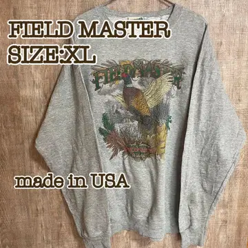 FIELD MASTER 필드 마스터 그레이 구제 의류 맨투맨 USA제