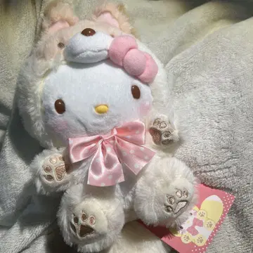 헬로키티 홋카이도 한정 여우 봉제 인형