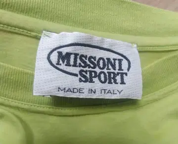 MISSONI SPORT 티셔츠, 이탈리아제